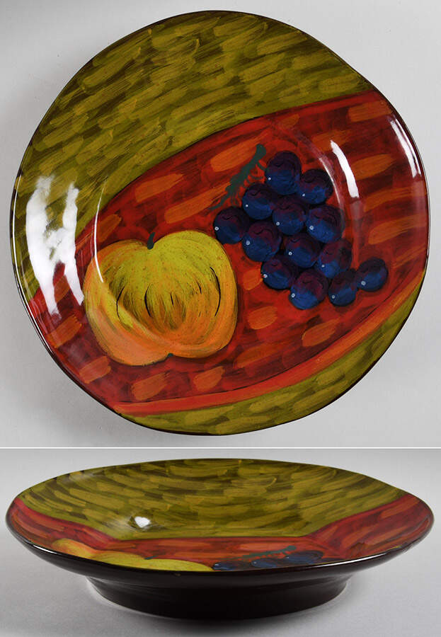 Cosmopolitan 13" Large Salad Serving Bowl by Vietri (Italy)-1