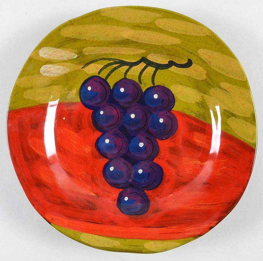 Cosmopolitan Salad Plate by Vietri (Italy)-1
