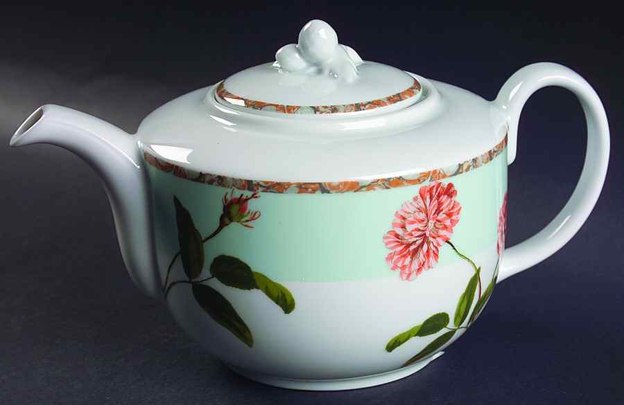 Randolph Rose Teapot & Lid by Vista Alegre-1