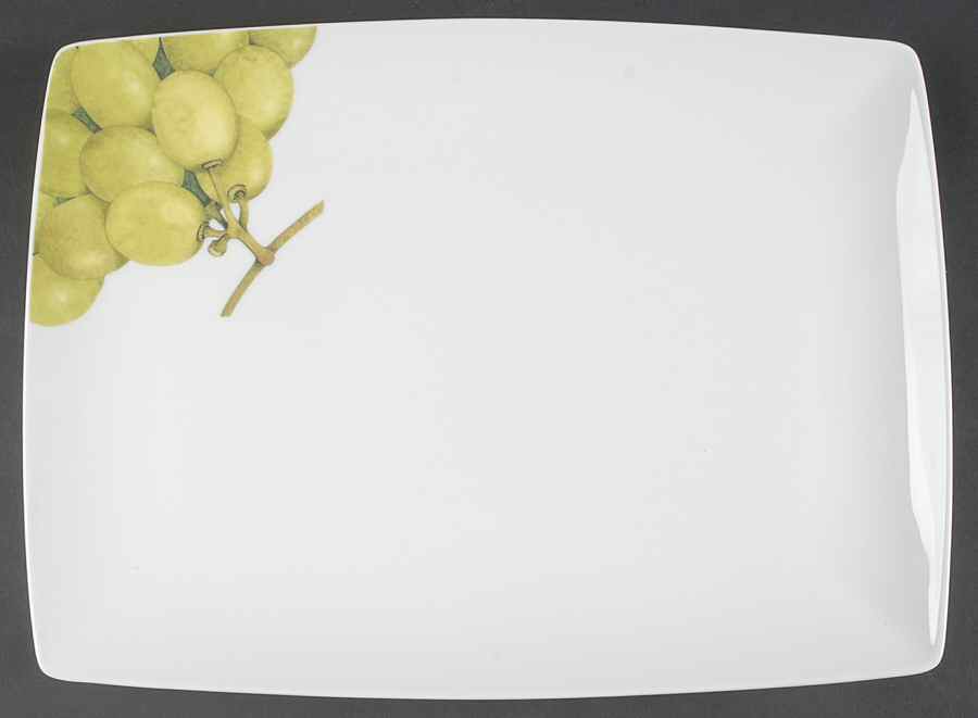 Tropics Grapes 15" Rectangular Serving Platter by Vista Alegre-1