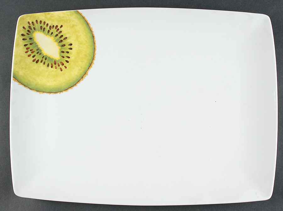 Tropics Kiwi 15" Rectangular Serving Platter by Vista Alegre-1