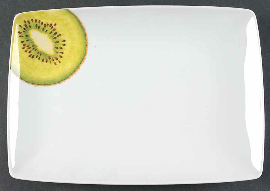 Tropics Kiwi 10" Rectangular Serving Platter by Vista Alegre-1