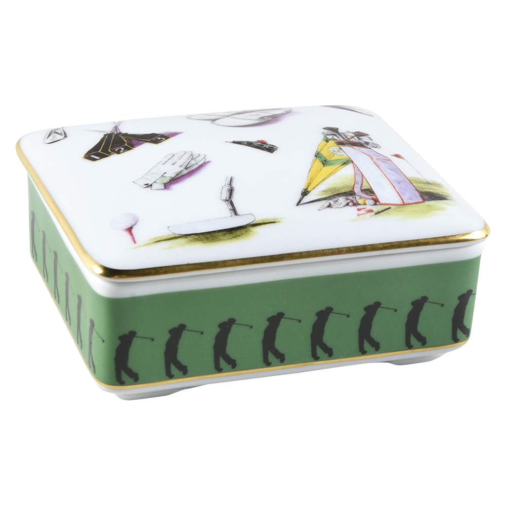 Sport Golf Rectangular Box with Lid by Vista Alegre-1