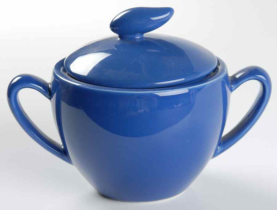 Impact Dragon Blue Sugar Bowl & Lid by Vista Alegre-1