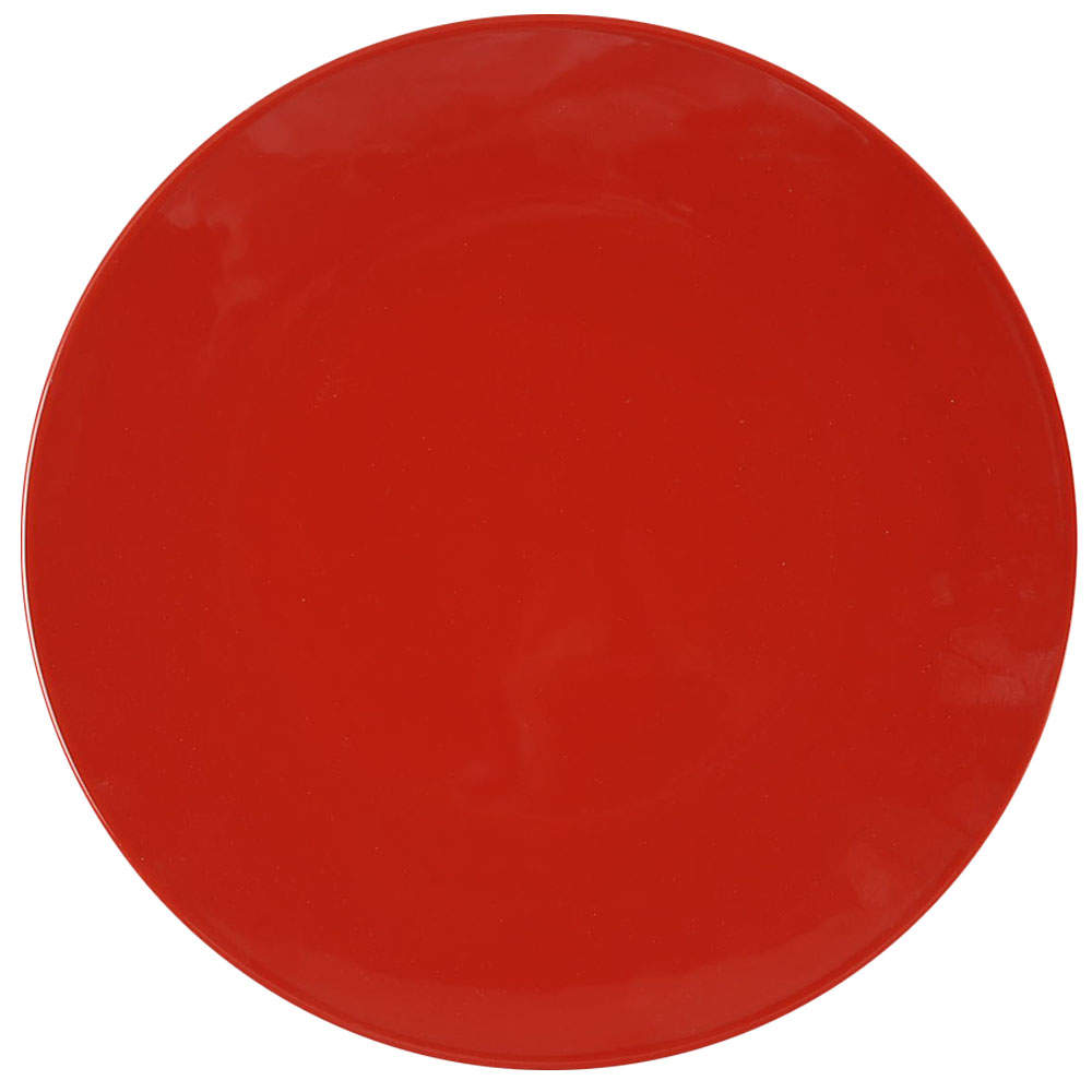 Impact Red 12" Chop Plate (Round Platter) by Vista Alegre-1