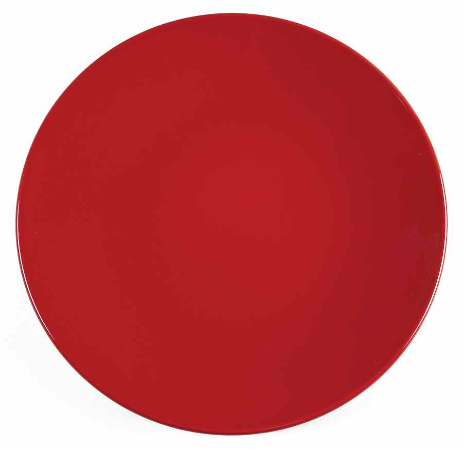 Impact Red Dinner Plate by Vista Alegre-1