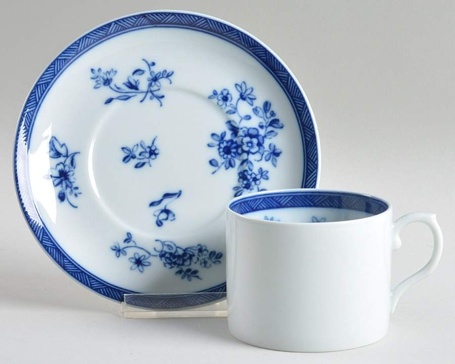 Shanghai Flat Cup & Saucer Set by Vista Alegre-1