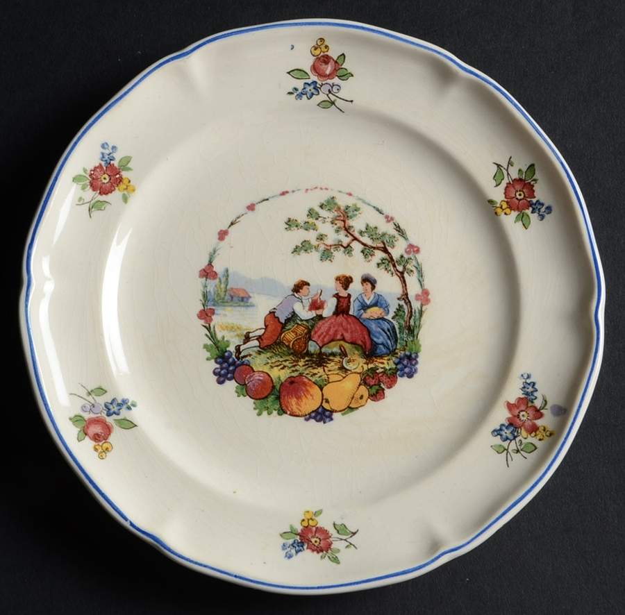 Watteau Bread & Butter Plate by Villeroy & Boch-1