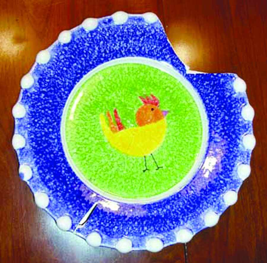 VIE44 Luncheon Plate by Vietri (Italy)-1