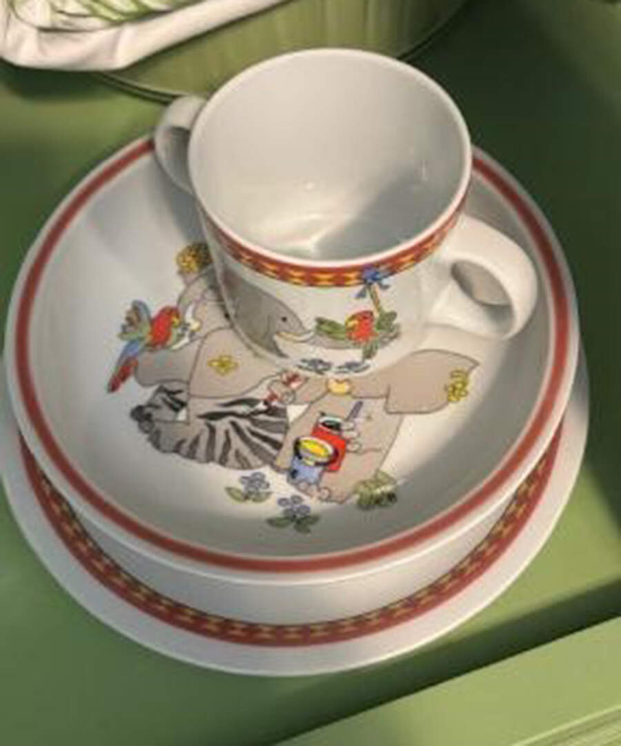 Kiddie Set Switch (3 Piece) Child's Set by Villeroy & Boch-1