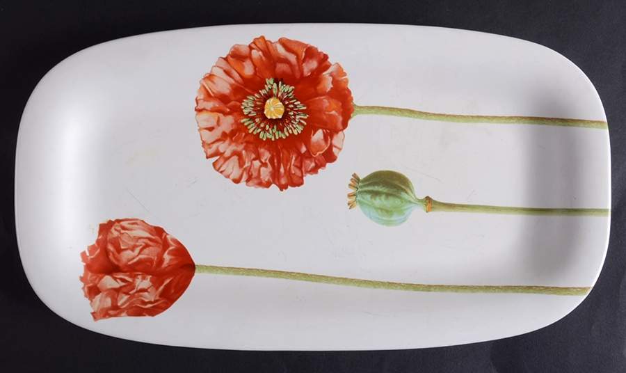 Flora Summerfield 14" Rectangular Serving Platter by Villeroy & Boch-1