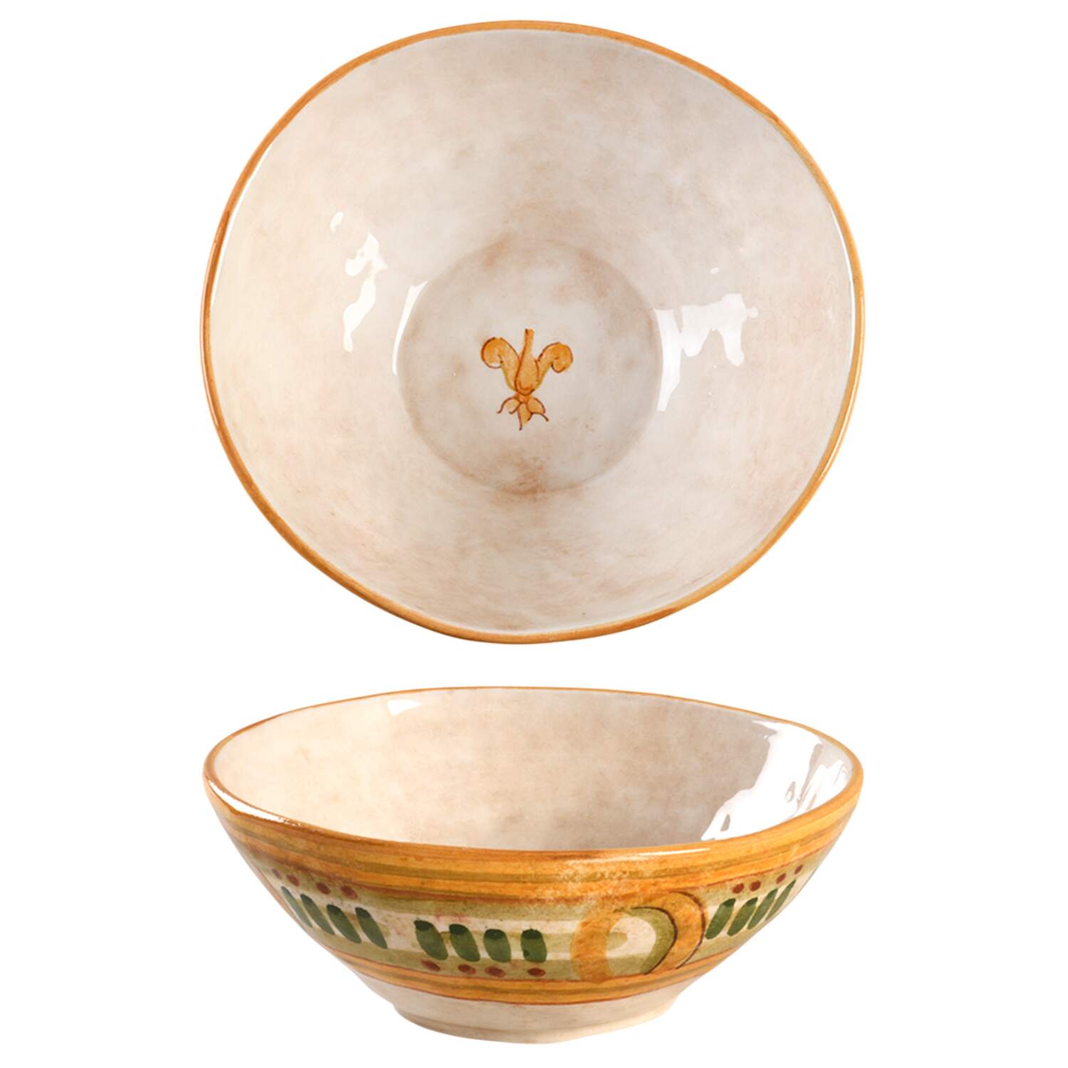 Contrada Coupe Cereal Bowl by Vietri (Italy)-1