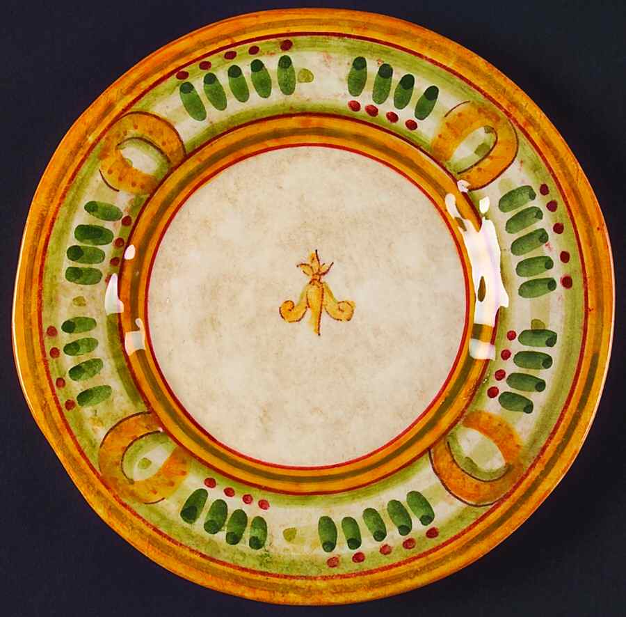 Contrada Salad Plate by Vietri (Italy)-1