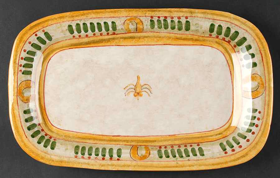 Contrada 13" Rectangular Serving Platter by Vietri (Italy)-1