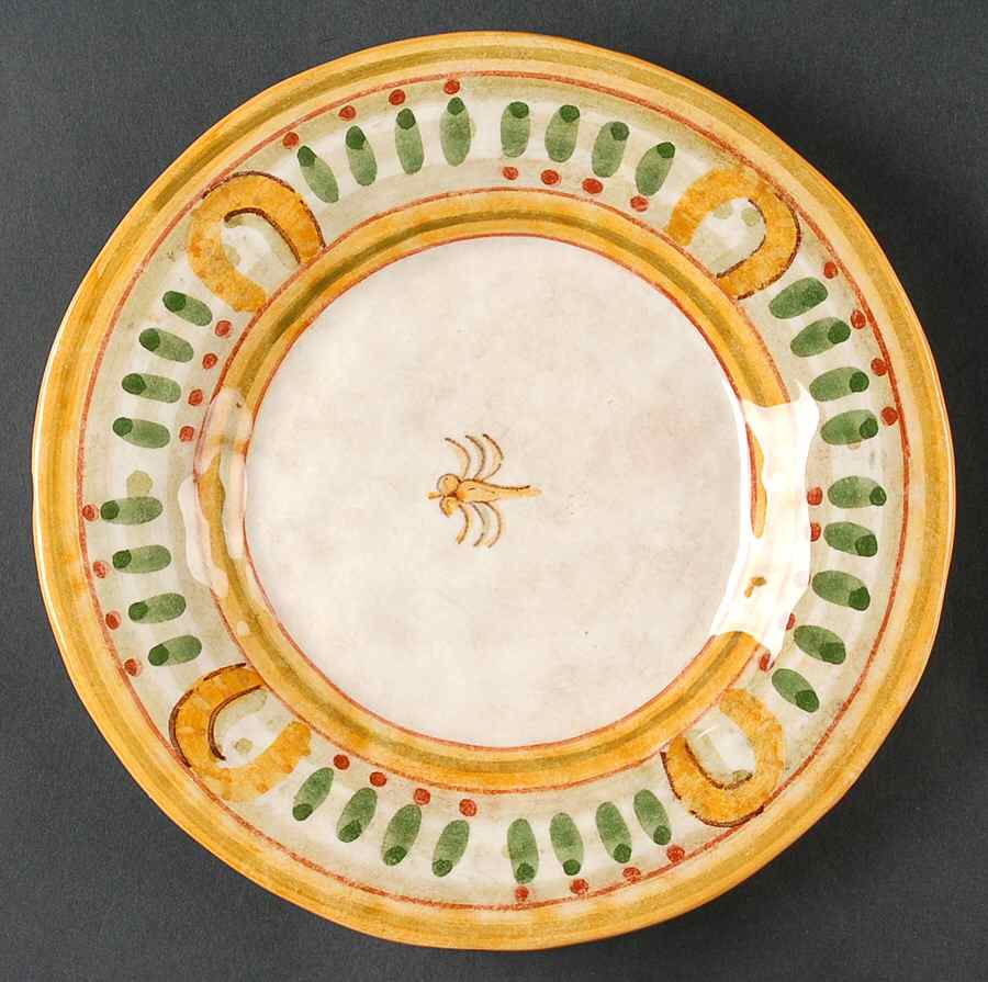 Contrada Salad Plate by Vietri (Italy)-1