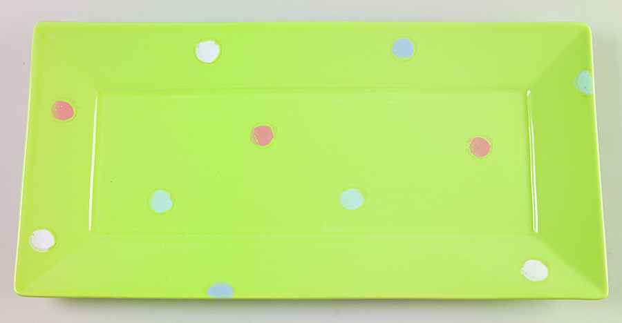 Pallini Pastels 15" Rectangular Serving Platter by Vietri (Italy)-1