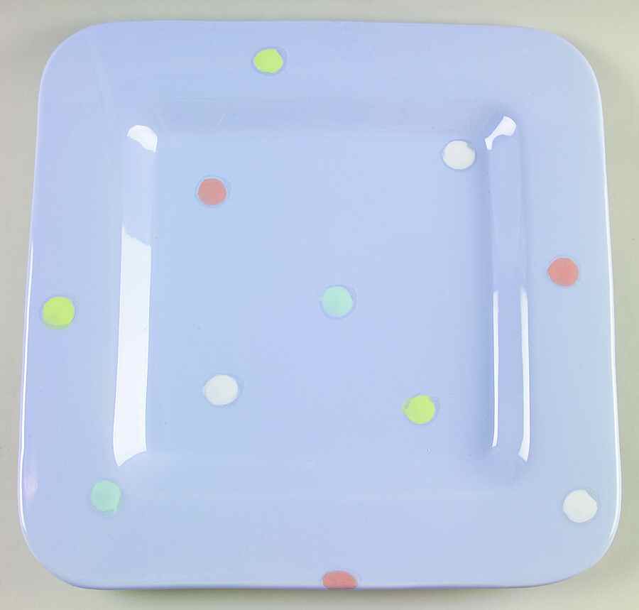 Pallini Pastels 12" Square Serving Platter by Vietri (Italy)-1