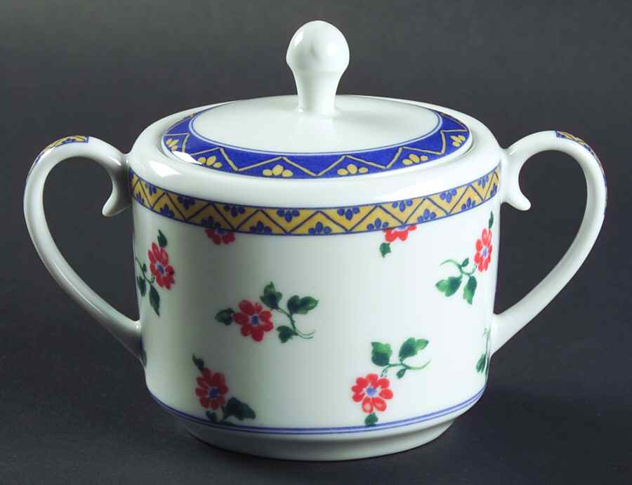 Madeira Sugar Bowl & Lid by Vista Alegre-1