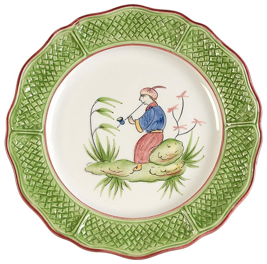 Cinese Salad Plate by Vietri (Italy)-1