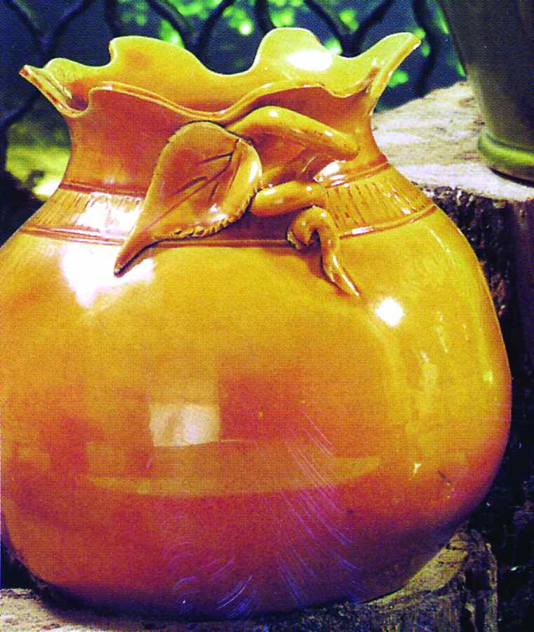 Tuscan Garden 8" Vase by Vietri (Italy)-1