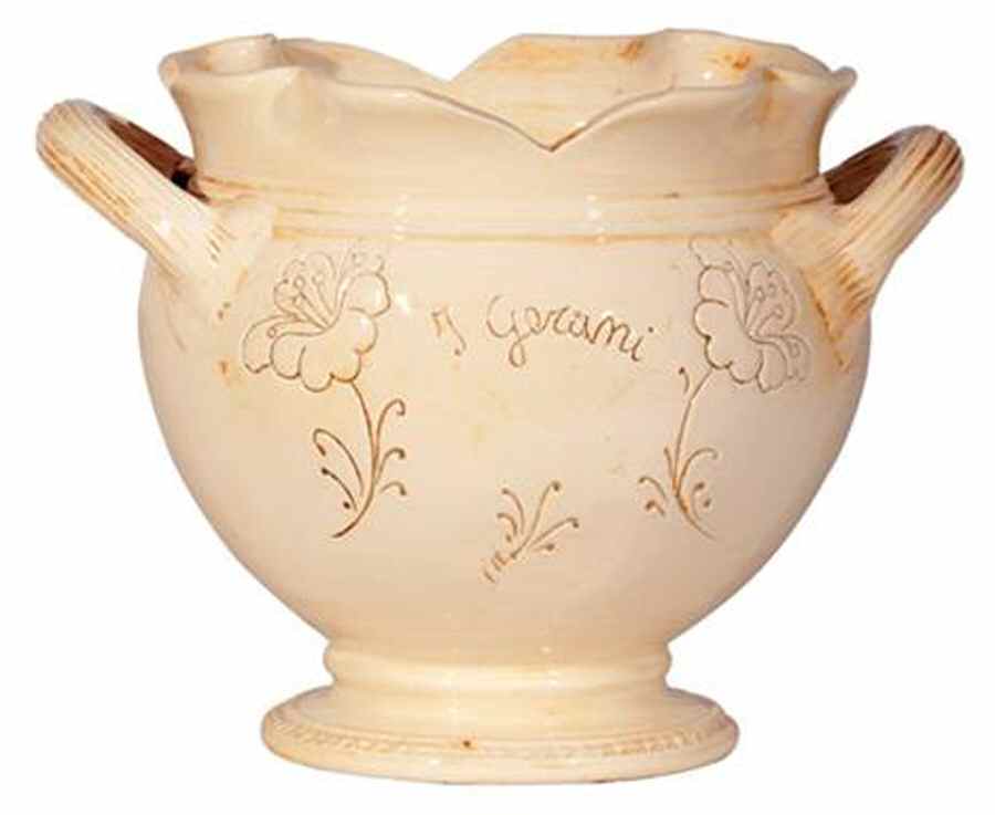 Tuscan Garden 10" Cachepot by Vietri (Italy)-1