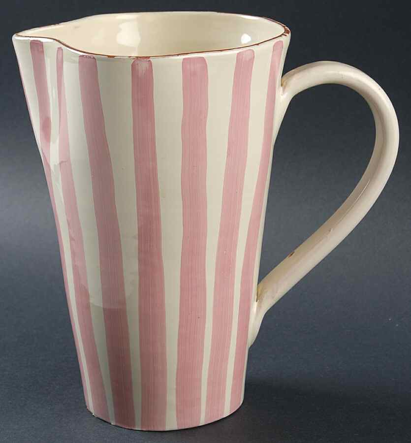 Cabana Pink 40 Oz Pitcher by Vietri (Italy)-1