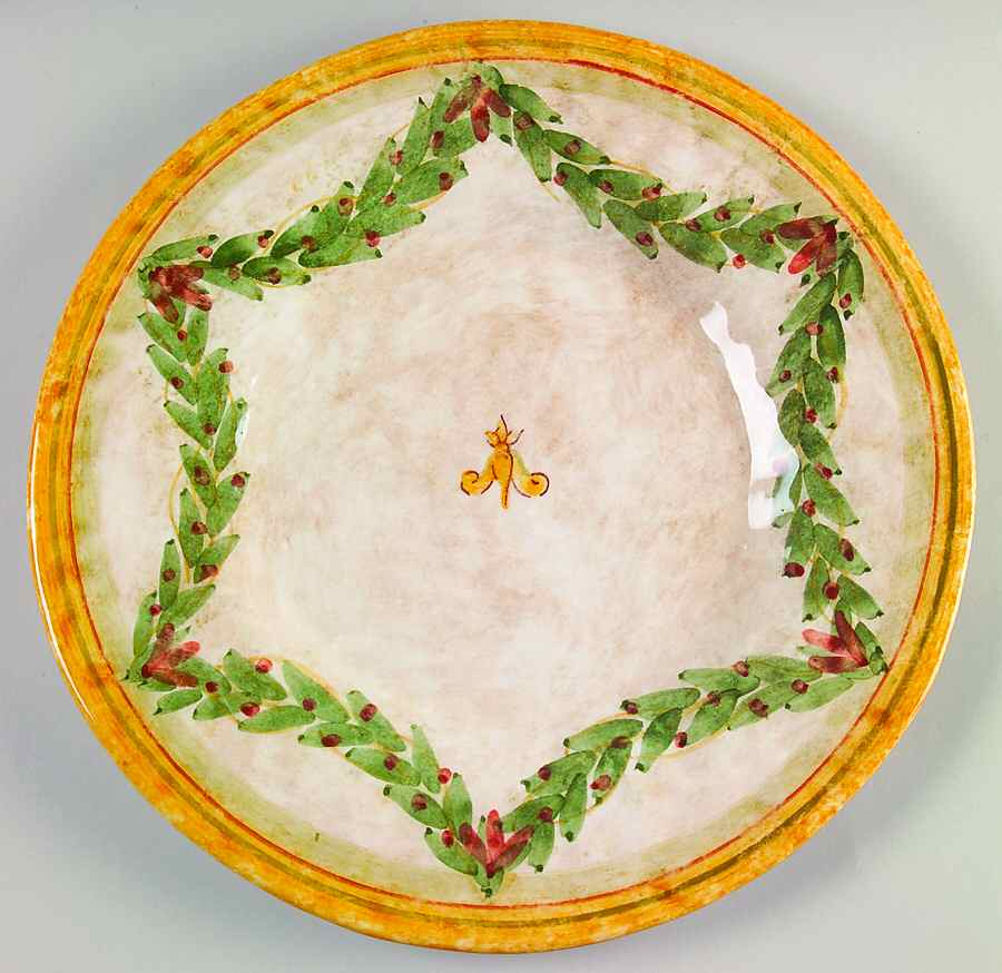 Festa Dinner Plate by Vietri (Italy)-1