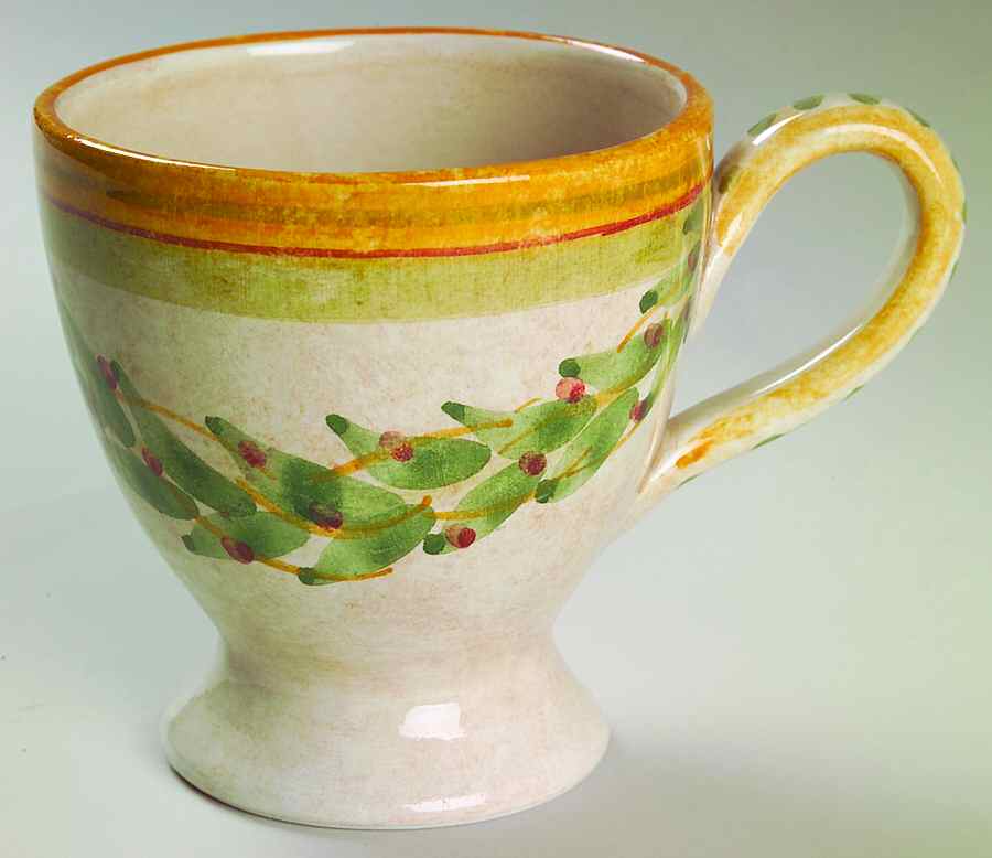 Festa Footed Mug by Vietri (Italy)-1