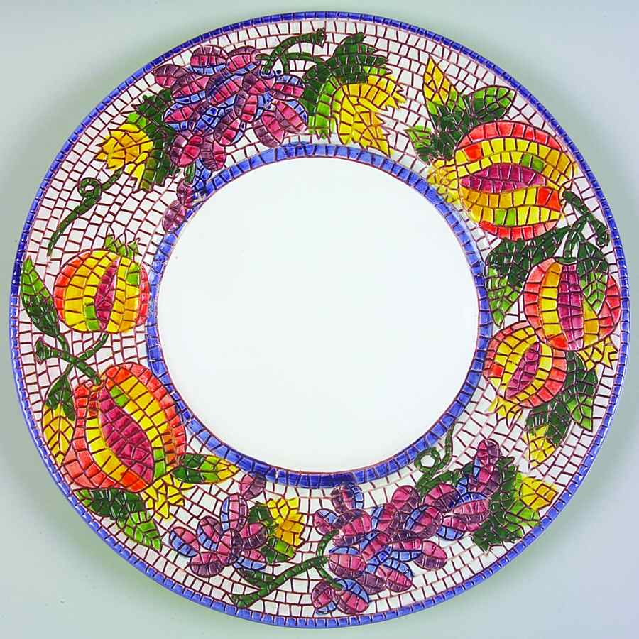 Mosaic Service Plate (Charger) by Vietri (Italy)-1