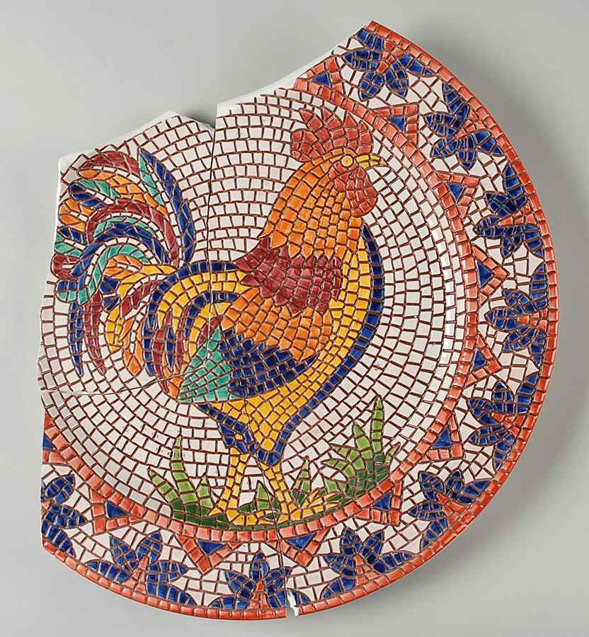 Mosaic Plate Wall by Vietri (Italy)-1