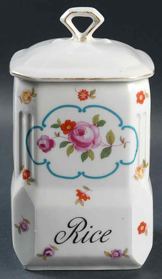 VIT288 Rice Canister & Lid by Victoria (Czech)-1