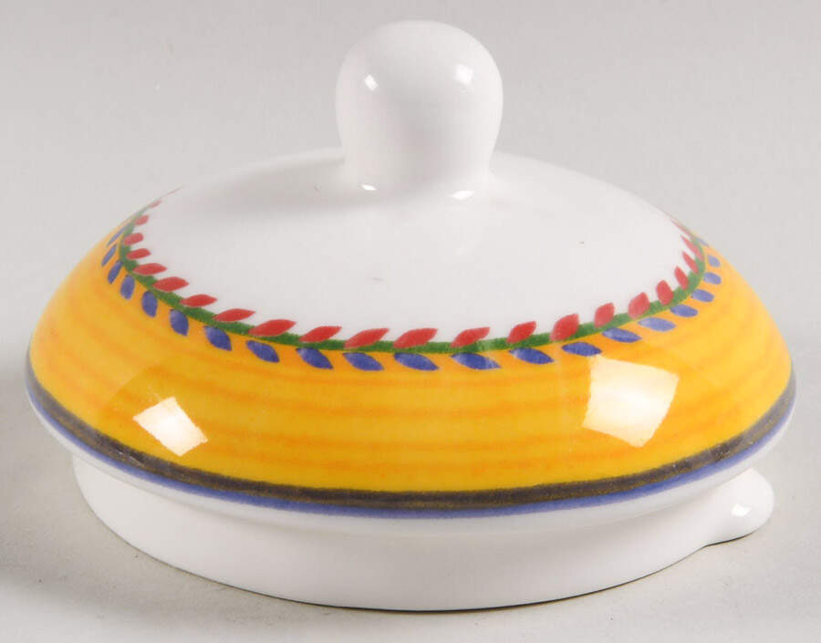 Yellow Flowers Lid for Teapot by Vista Alegre-1