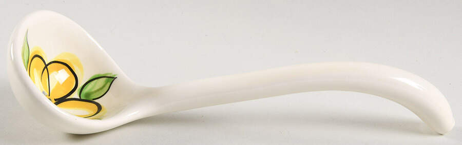 Bloomin' Blossoms Tureen Ladle by Vicki Carroll Studio-1
