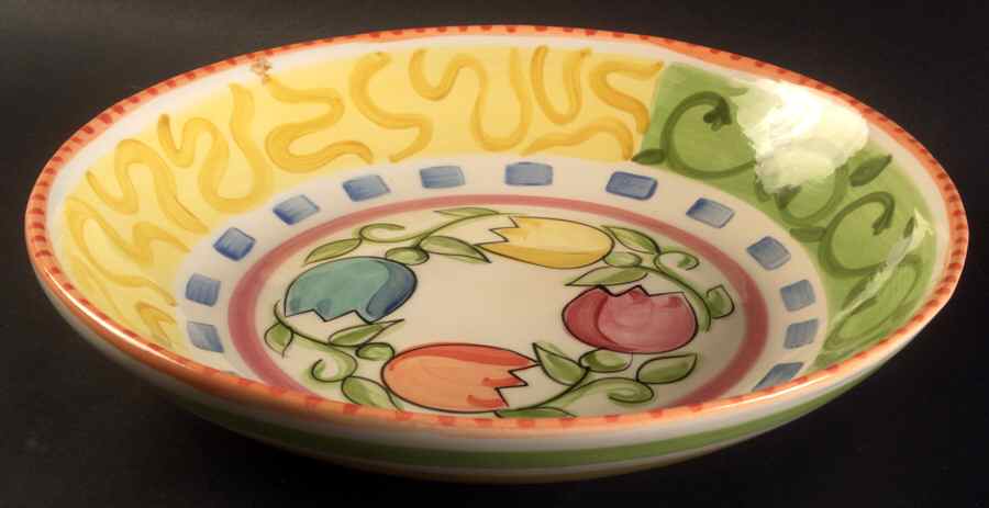 Bloomin' Blossoms 12" Pasta Serving Bowl by Vicki Carroll Studio-1