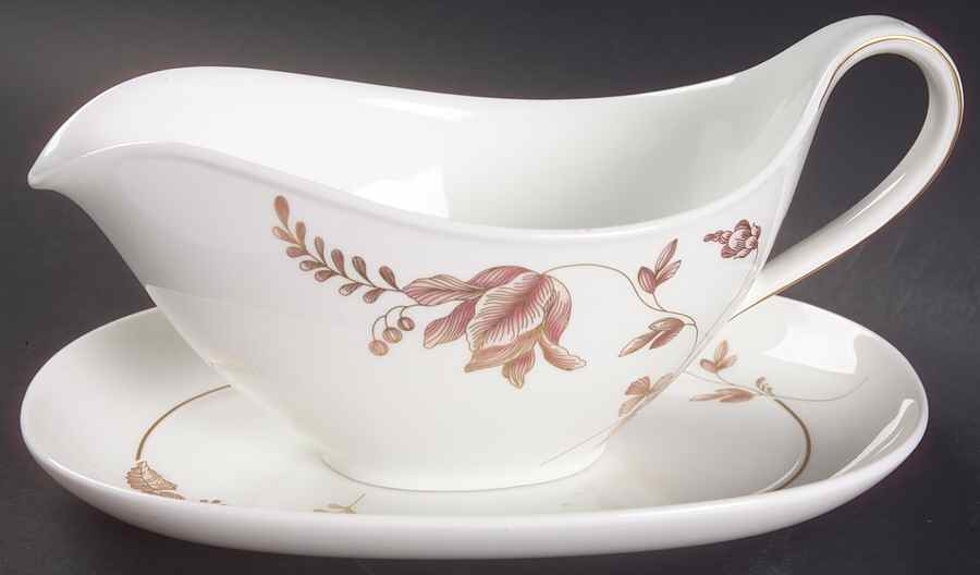 Golden Garden Gravy Boat & Underplate/Relish by Villeroy & Boch-1