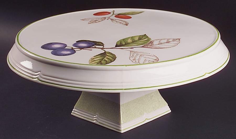 Cascara 14" Diameter Pedestal Cake Stand by Villeroy & Boch-1