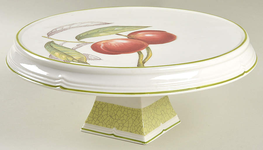 Cascara 8" Diameter Pedestal Cake Stand by Villeroy & Boch-1