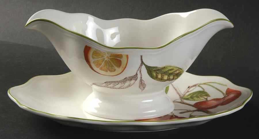 Cascara Gravy Boat & Underplate/Relish by Villeroy & Boch-1