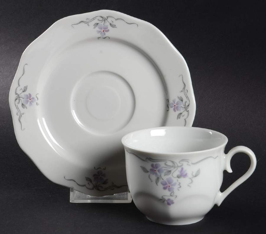 Violetta Footed Cup & Saucer Set by Villeroy & Boch-1