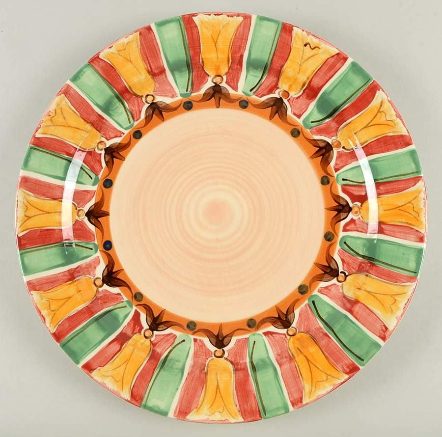 Sil Vous Plait 16" Round Platter by Vicki Carroll Studio-1