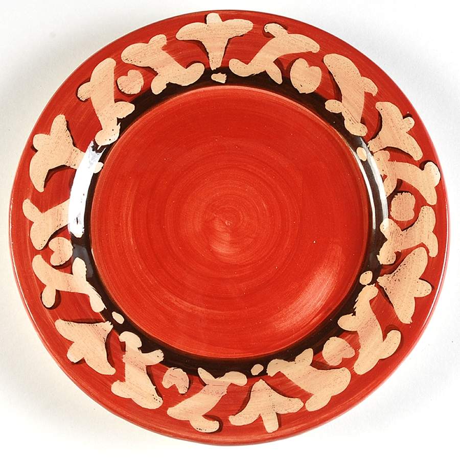 Sil Vous Plait Salad Plate by Vicki Carroll Studio-1
