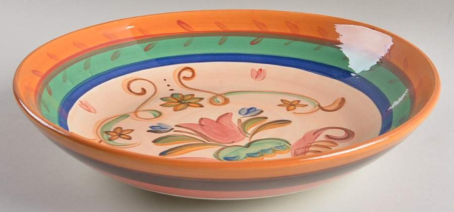 Sil Vous Plait 12" Pasta Serving Bowl by Vicki Carroll Studio-1