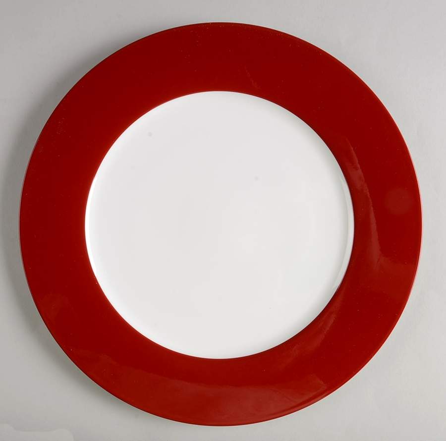 Silk Red 12" Chop Plate (Round Platter) by Villeroy & Boch-1