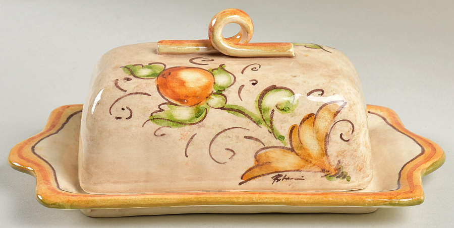 Affresco 1/4 Lb Covered Butter by Vietri (Italy)-1