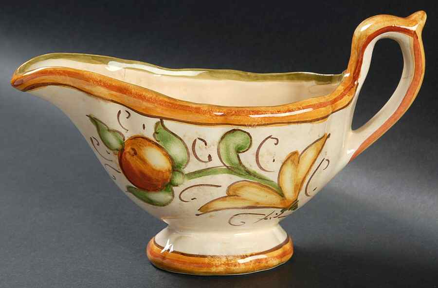 Affresco Gravy Boat by Vietri (Italy)-1