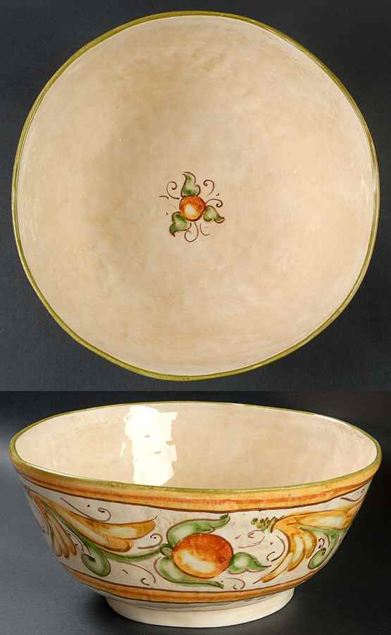Affresco 10" Round Deep Bowl by Vietri (Italy)-1