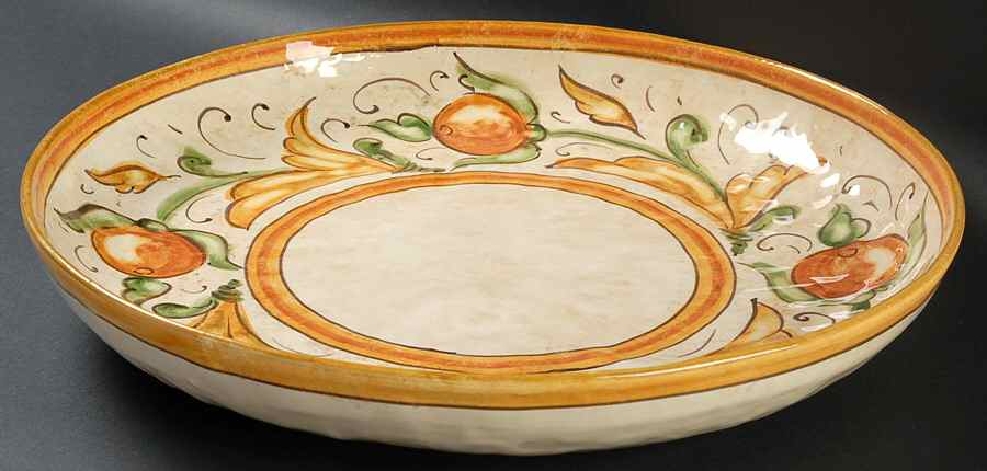 Affresco Round Shallow Bowl by Vietri (Italy)-1