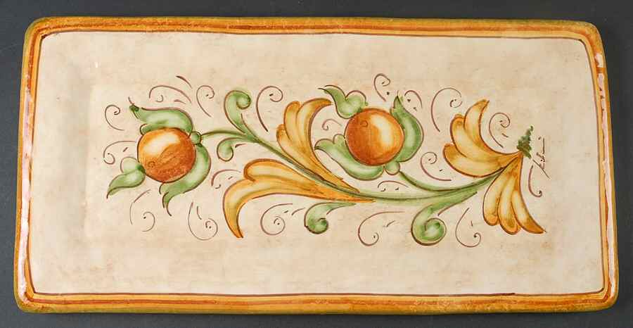 Affresco 20" Rectangular Serving Platter by Vietri (Italy)-1