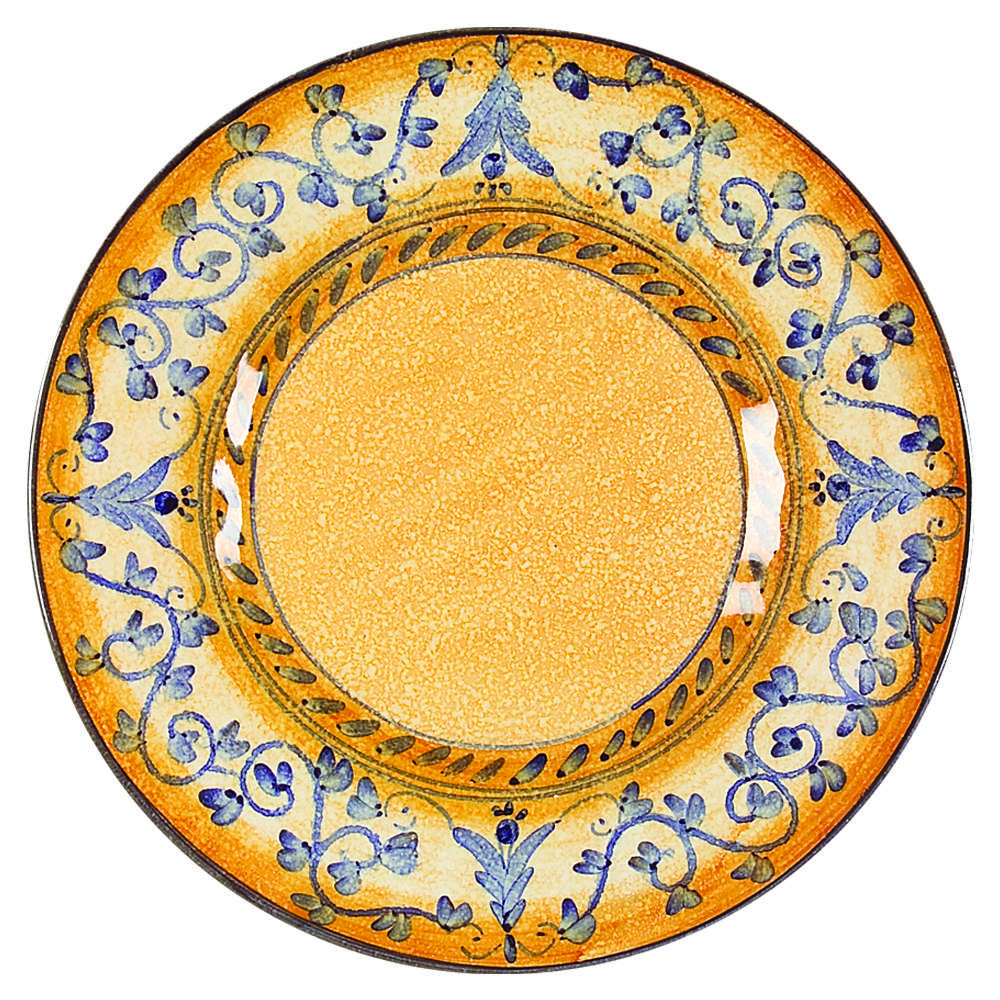 Francesca Blu Dinner Plate by Vietri (Italy)-1