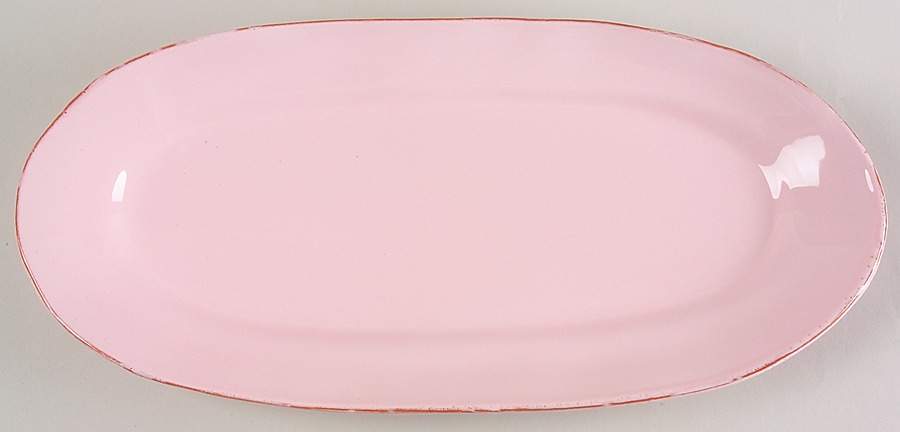Rosa 16" Oval Serving Platter by Vietri (Italy)-1